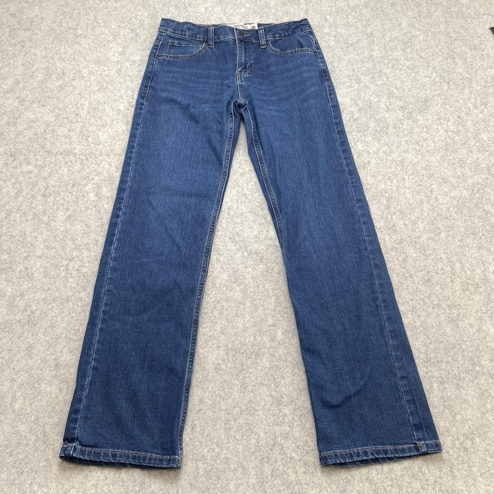 Levi's 514 Boys 16 Regular 28x30 Jeans (27x28) Blue Performance Straight Denim